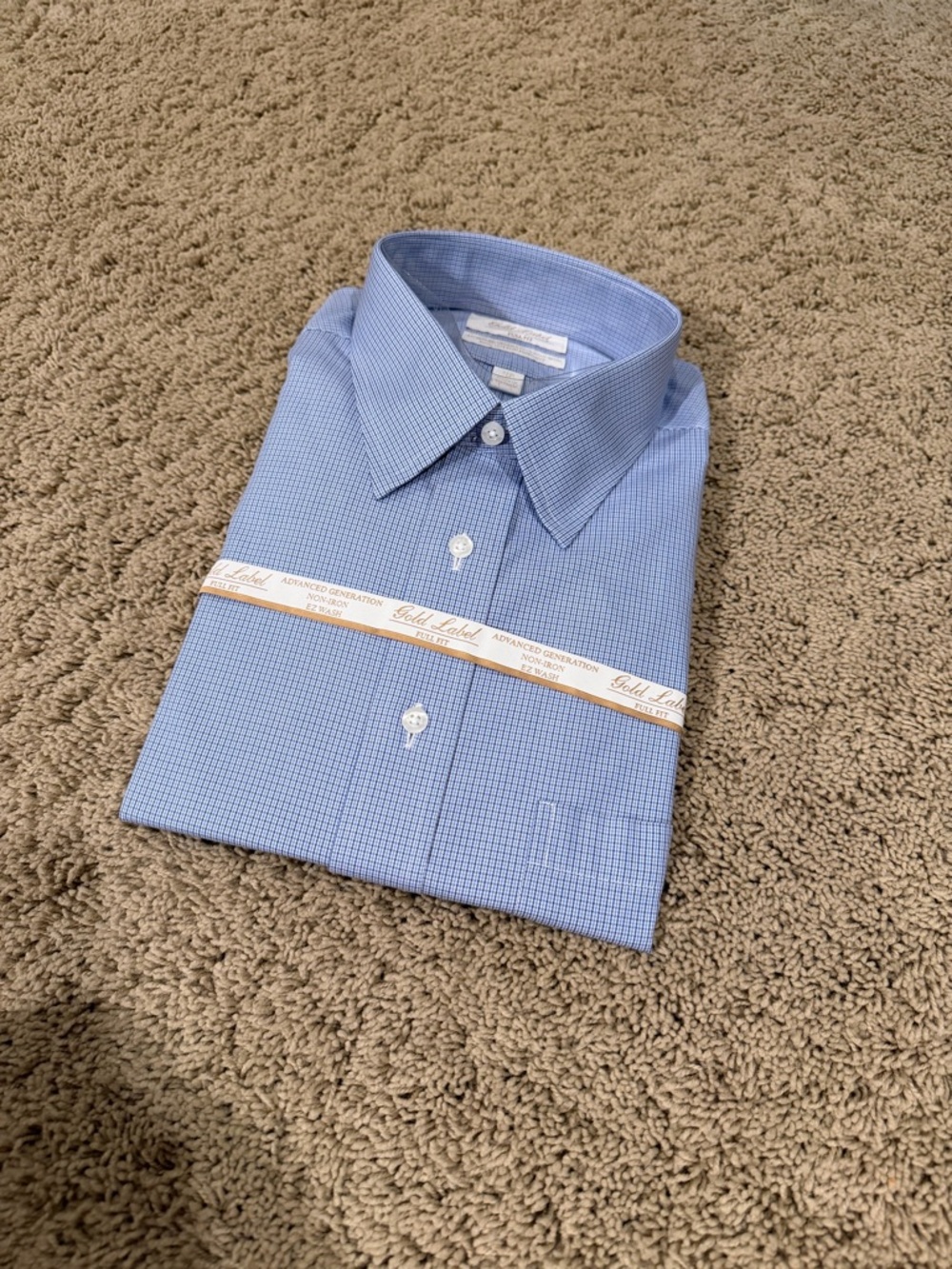 NWT Roundtree and York Gold Label men’s button down